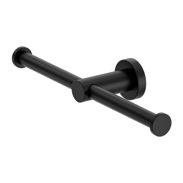 Nero Mecca Double Toilet Roll Holder - Matte White
