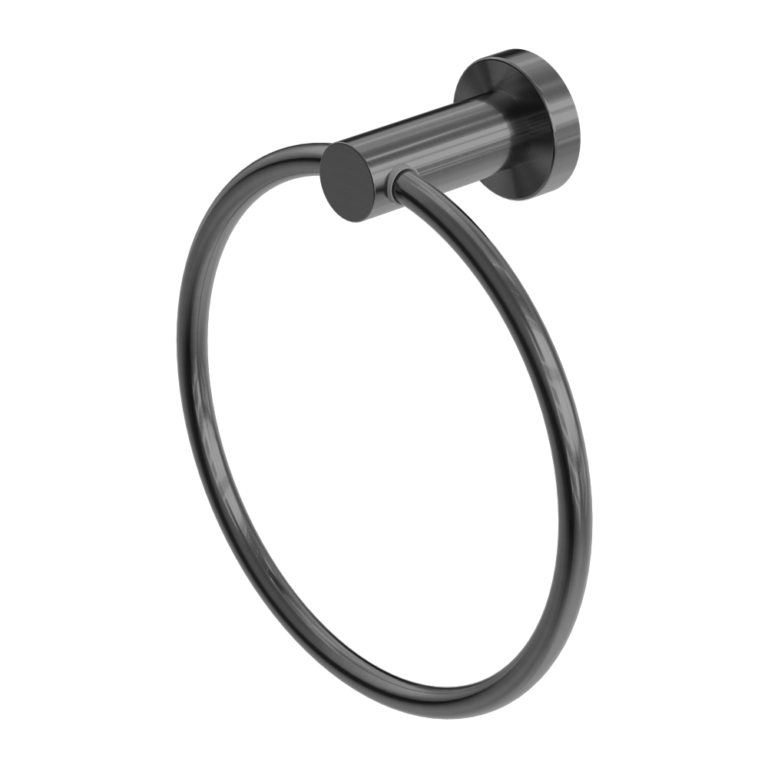 Nero Mecca Hand Towel Ring II - Gun Metal