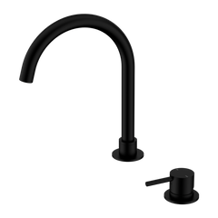 Nero Mecca Hob Basin Mixer Round Swivel Spout (Many Colours)