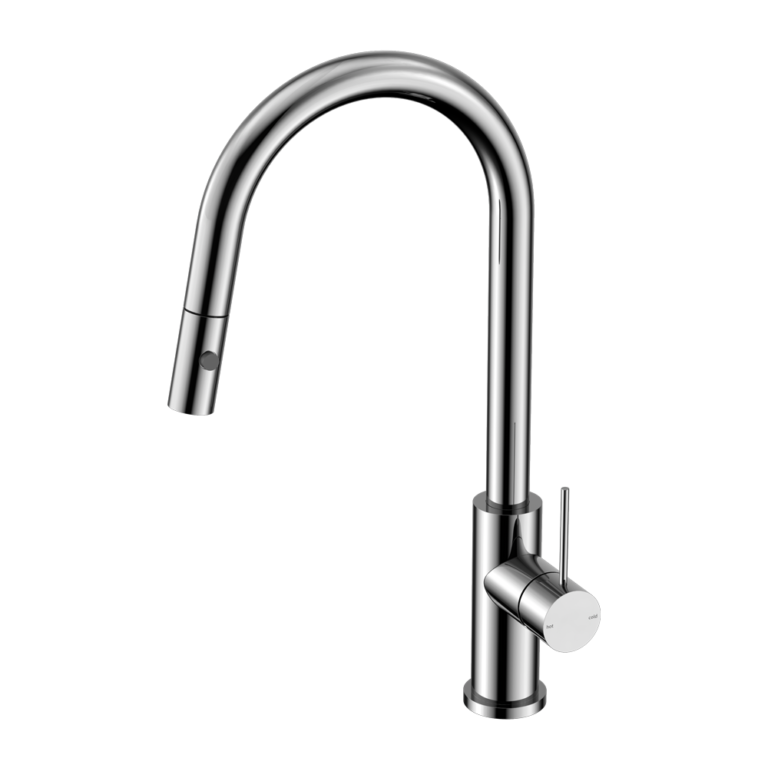 Nero Mecca Pull Out Sink Mixer With Vegie Spray Function (Many Colours)