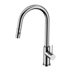 Nero Mecca Pull Out Sink Mixer With Vegie Spray Function (Many Colours)