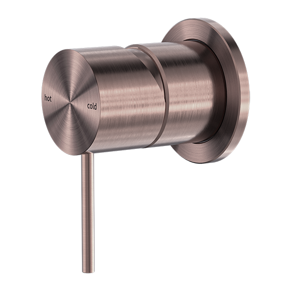Nero Mecca Shower Mixer 60mm Plate - Brushed Bronze