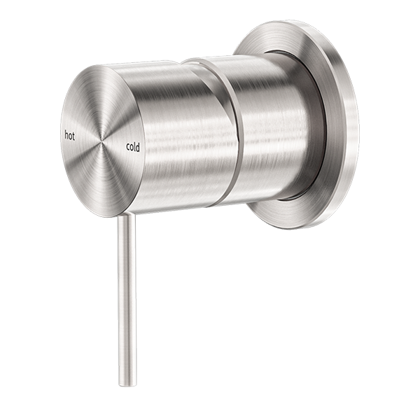 Nero Mecca Shower Mixer 60mm Plate - Brushed Nickel