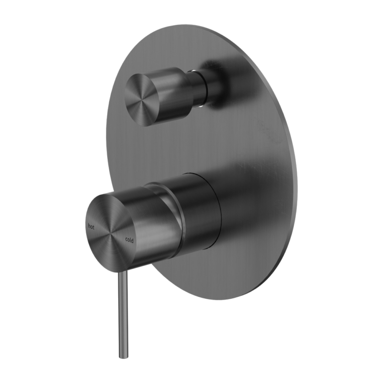 Nero Mecca Shower Mixer with Divertor - Gun Metal