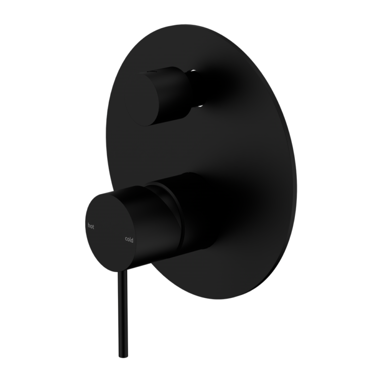 Nero Mecca Shower Mixer with Divertor - Matte Black