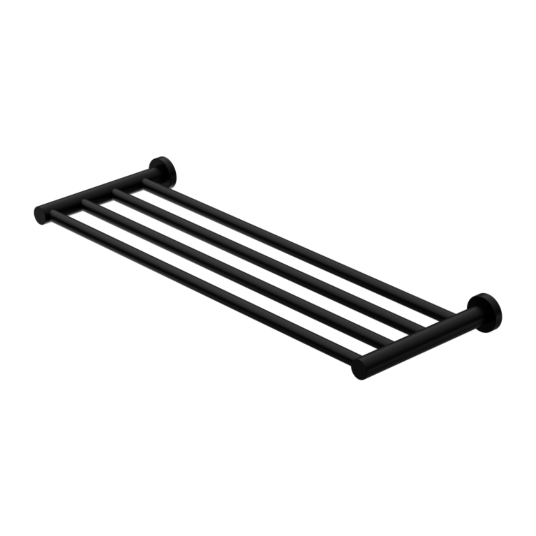 Nero Mecca Towel Rack - Matte Black