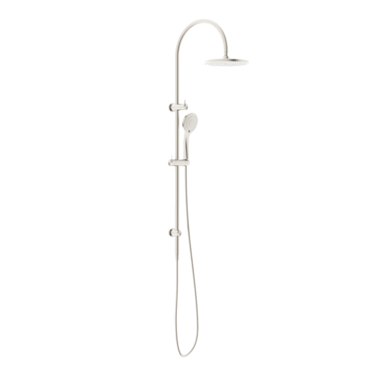 Nero Mecca Twin Shower Set With Air Shower - Brushed Nickel