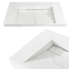 Otti Moonlight Solid Surface Wall Hung Basin 900x460x80mm