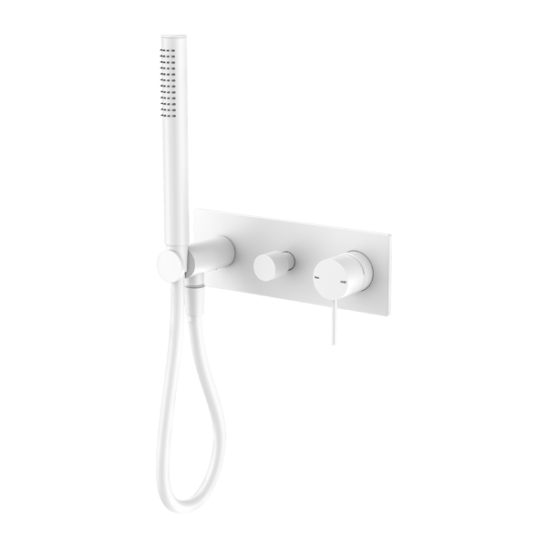 Nero Mecca Shower Mixer Divertor System - Matte White