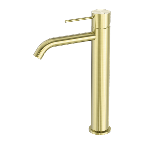 Nero Mecca Tall Basin Mixer - Brushed Gold