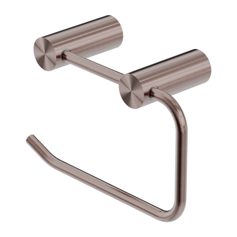 Nero Mecca Toilet Roll Holder New - Brushed Bronze