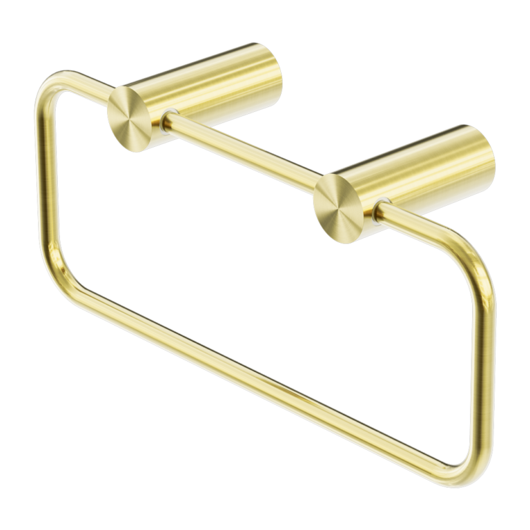 Nero Mecca Hand Towel Ring - Brushed Gold