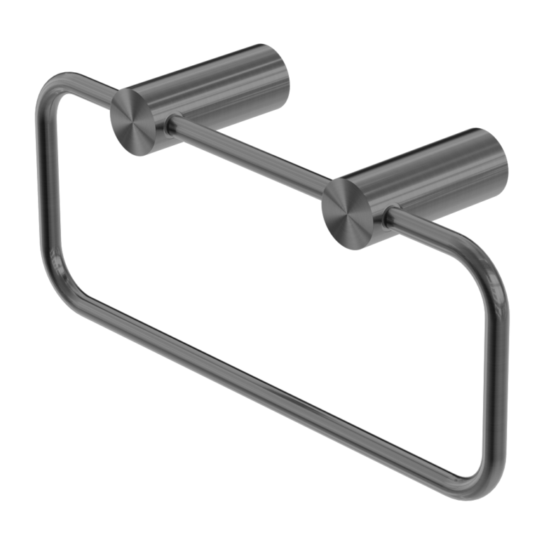 Nero Mecca Hand Towel Ring - Gun Metal