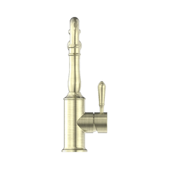 Nero York Kitchen Mixer Hook Spout With Metal Lever Chrome
