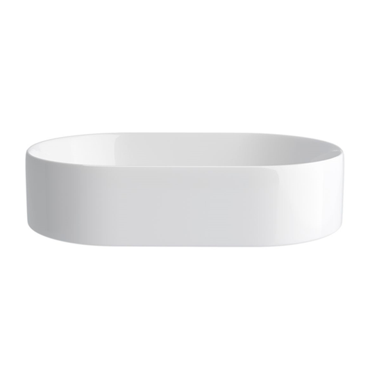 Otti Quay Oval Gloss White Basin 500x340x120mm