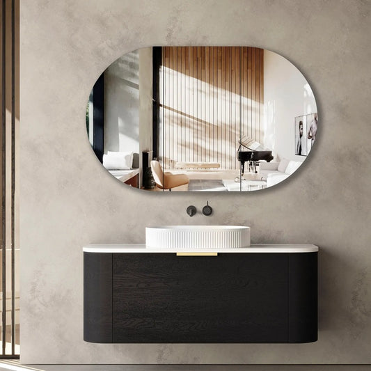 Otti Bondi Black Oak Curve Vanity 1200x460