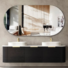 Otti Bondi Black Oak Curve Vanity 1800x460