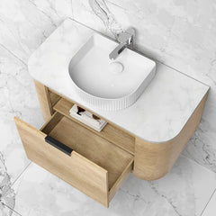 Otti Bondi Natural Oak Curve Vanity 750x460