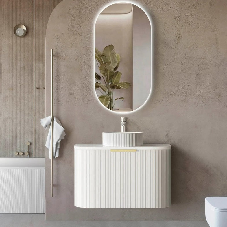 Otti Bondi Matte White Fluted Curve Vanity 750x460