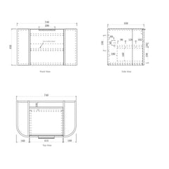 Otti Bondi Matte White Fluted Curve Vanity 750x460