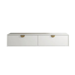 Otti Moonlight White Wall Hung Cabinet 1500x460mm