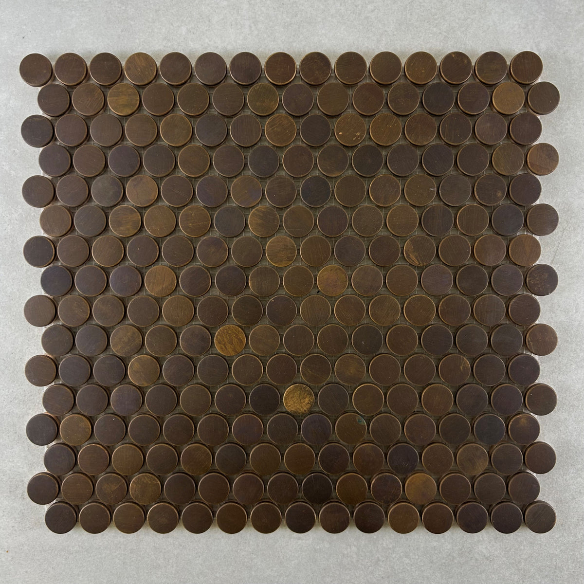 Penny Round Copper Mosaic 20mm