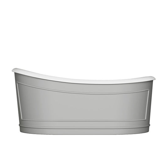 Belbagno Ritz Freestanding Bathtub Grey Matte