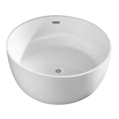 Ronda Round Freestanding Bathtub Gloss White 1350mm