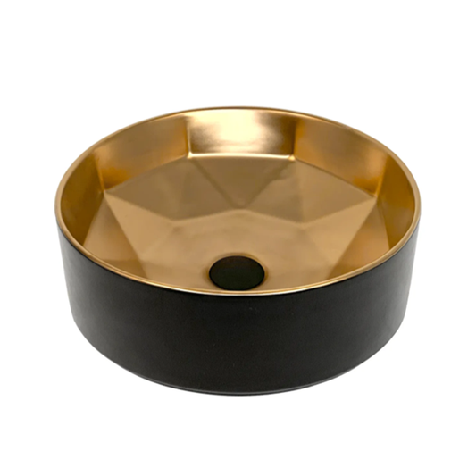 Otti Starz Round Gold Matte Basin 400x400x140mm