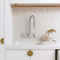 Suprema Wall Top Assembly - Polished Chrome