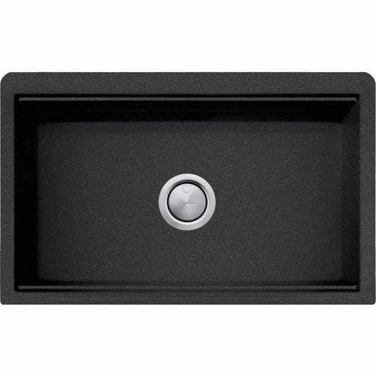 Oliveri Santorini Black Farmhouse Undermount Sink