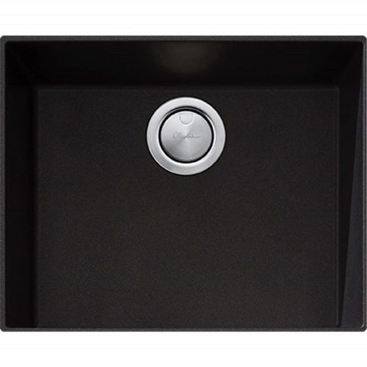 Oliveri Santorini Black Large Bowl Undermount Sink