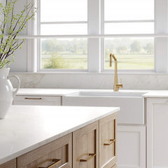 Oliveri Santorini White Farmhouse Undermount Sink