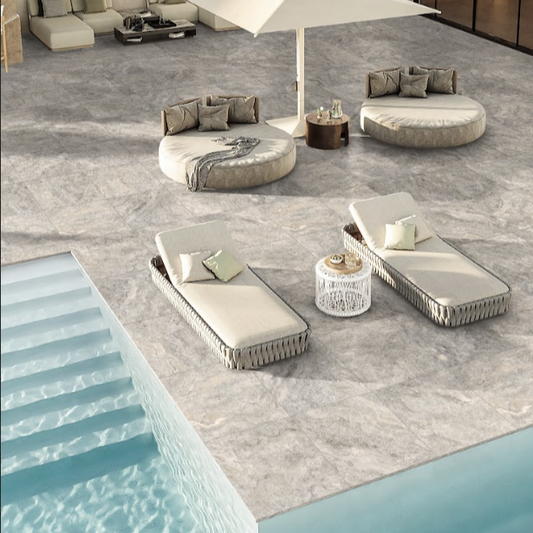 Travertine Sterling Tech Grip Tile 600x600