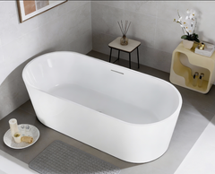 Aurelia Acrylic Free Standing Bath With Overflow