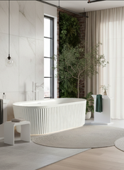 Dalia Back to Wall Free Standing Bath