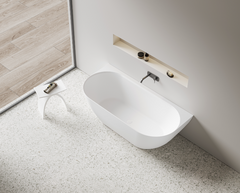Ellie Back to Wall Free Standing Acrylic Bath