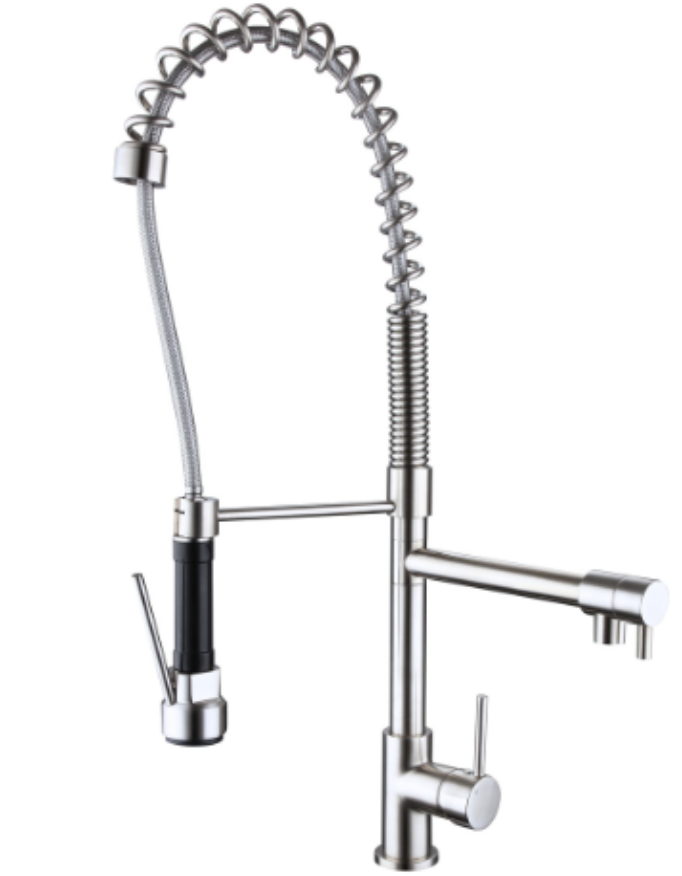 Ole Chrome & Black Kitchen Tap