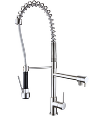 Ole Chrome & Black Kitchen Tap