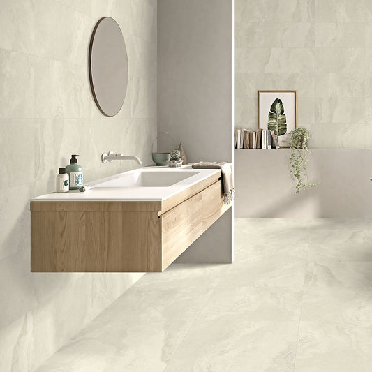 Sicily Greige Matt Tile 600x600