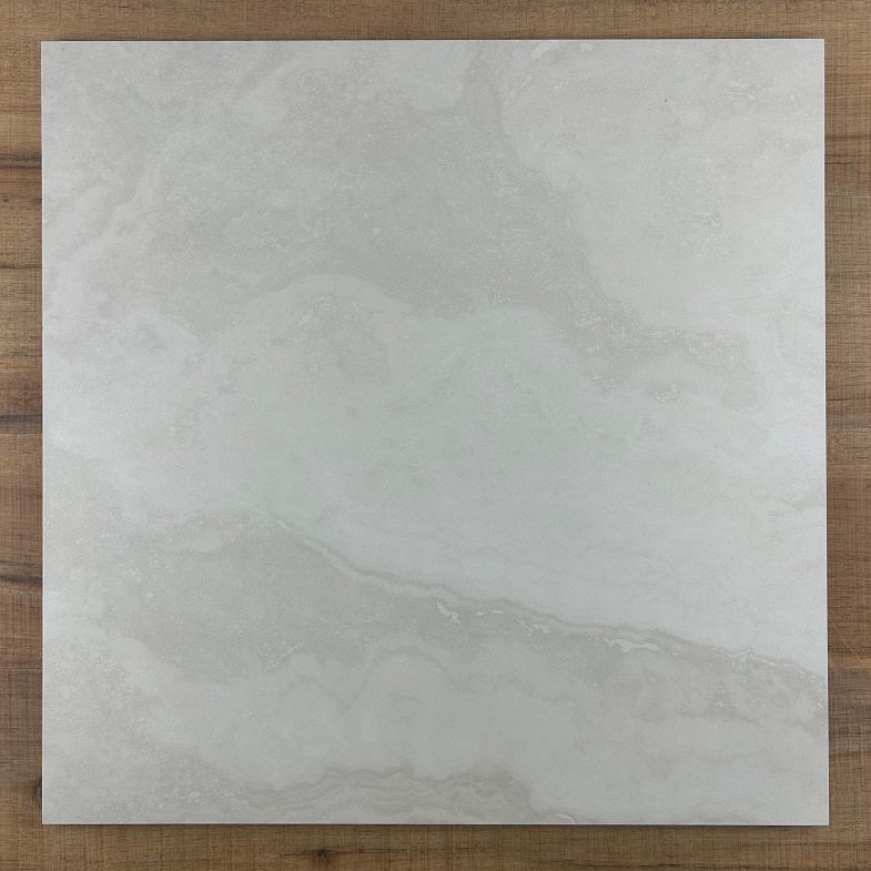 Sicily Bianco In-Out Finish Tile 600x600