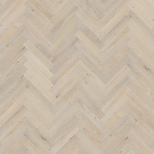 Herringbone Engineered Flooring Latte Oak