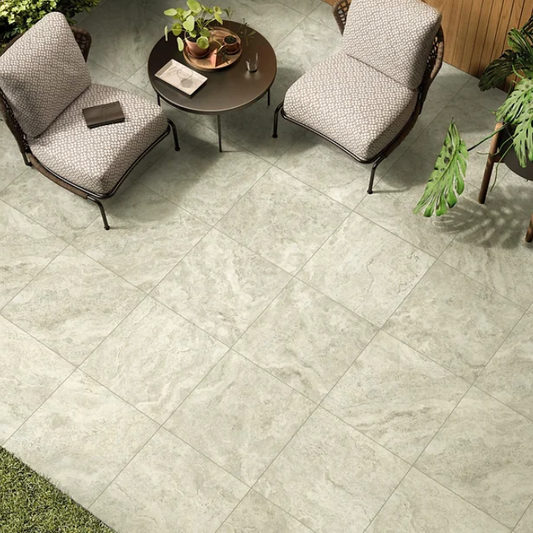 Travertine Beige Tech Grip Tile 300x600