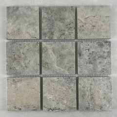 Travertine Sterling Tech Grip Tumbled Cobble 307x307mm