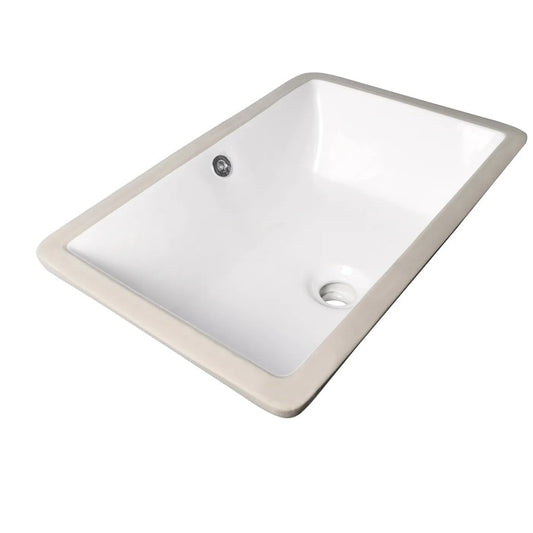 Undermount Square Gloss White Basin 510X380X180mm