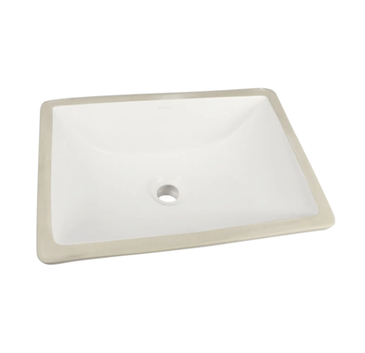 Undermount Square Gloss White Basin 460X330X175mm