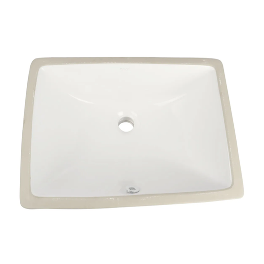 Undermount Square Gloss White Basin 470X350X205mm