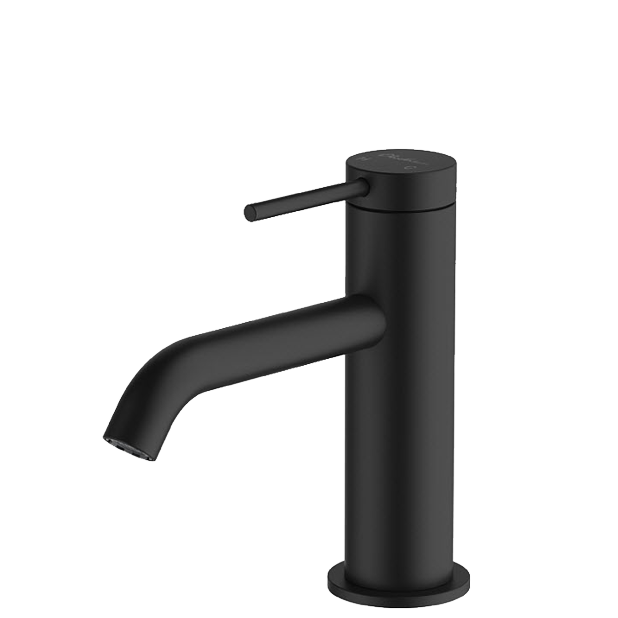 Oliveri Venice Curved Basin Mixer Matte Black