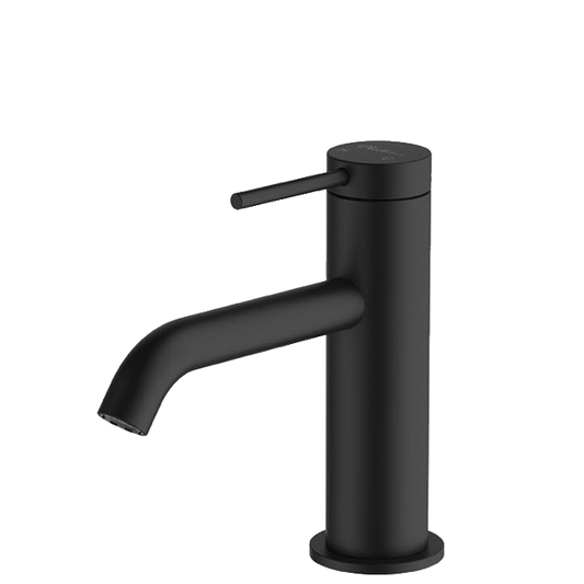 Oliveri Venice Curved Basin Mixer Matte Black