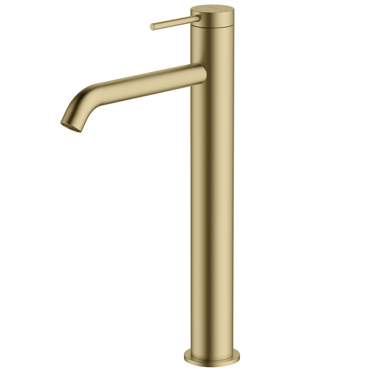 Oliveri Venice Curved Tower Basin Mixer Classic Gold